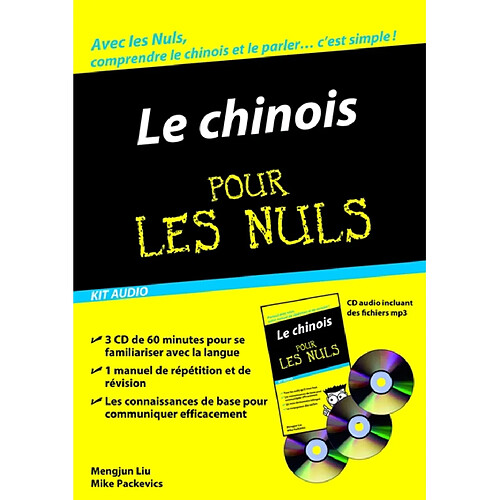 Le chinois pour les nuls : kit audio · Occasion