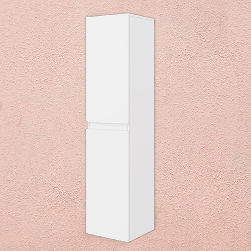 Kiamami valentina Colonne salle de bain - Blanc brillant