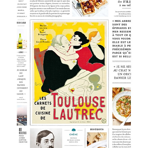 Les carnets de cuisine de Toulouse Lautrec · Occasion
