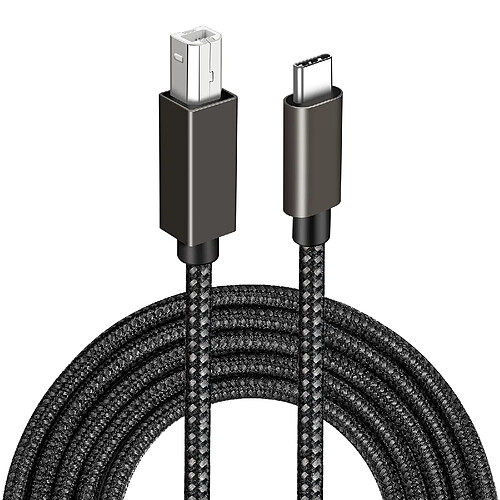 INF Câble d'imprimante USB-B vers USB-C - Noir 2m