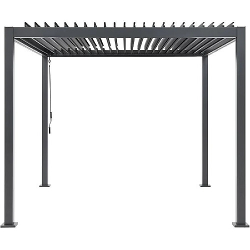 Pergola bioclimatique Gaya 290x290 cm - Gris