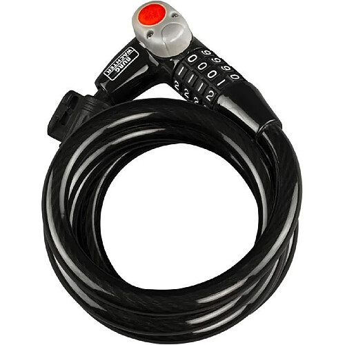 BURG-WÄCHTER Antivol vélo - BURG WACHTER - 230 180 L - Code, 180 cm, acier 12 mm, LED