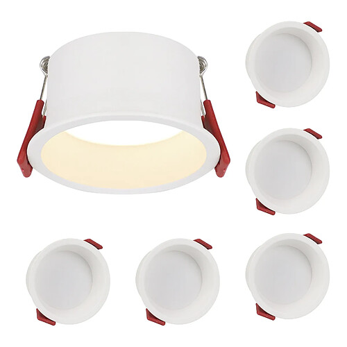 Zmh Spot LED intérieur IP44 - Blanc