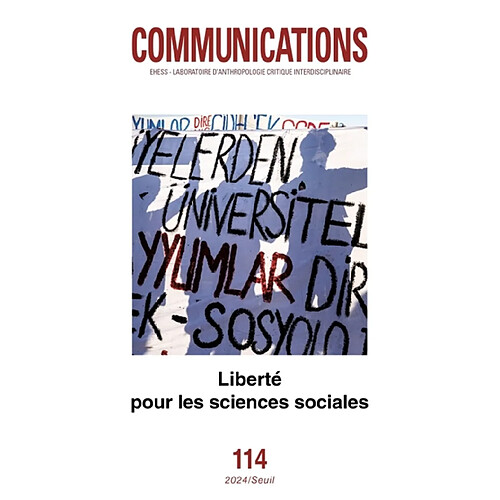 Communications, n° 114. Liberté pour les sciences sociales · Occasion