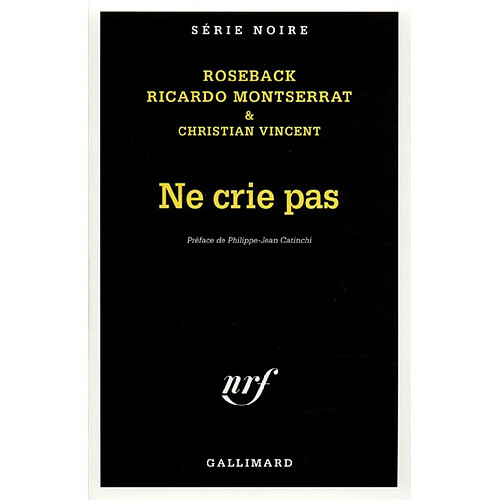 Ne crie pas · Occasion