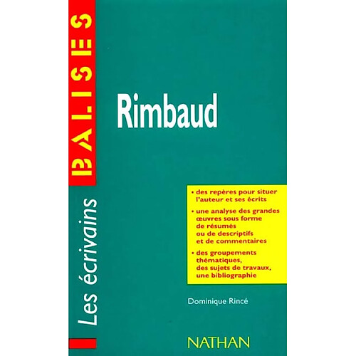 Rimbaud : résumés, commentaires critiques, documents complémentaires · Occasion