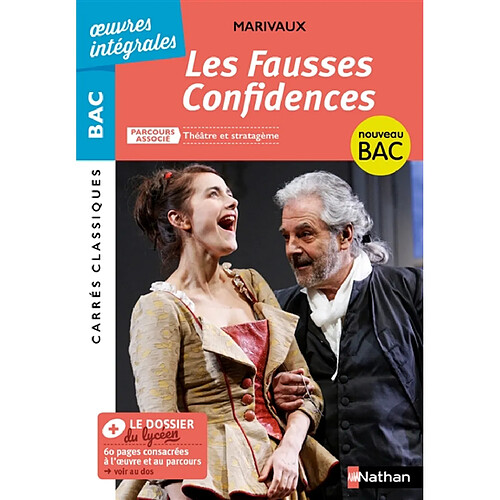 Les fausses confidences, 1737 : parcours associé théâtre et stratagème, nouveau bac : texte intégral · Occasion