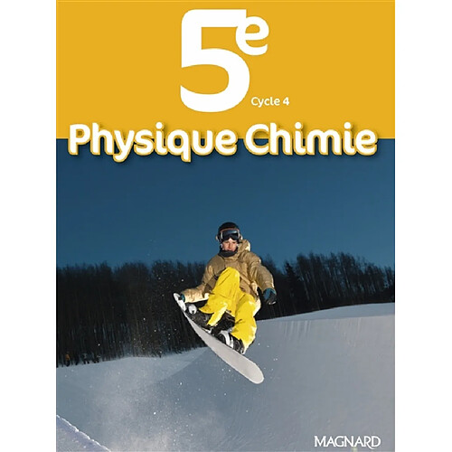 Physique chimie 5e, cycle 4 : programme 2016 : bimanuel · Occasion