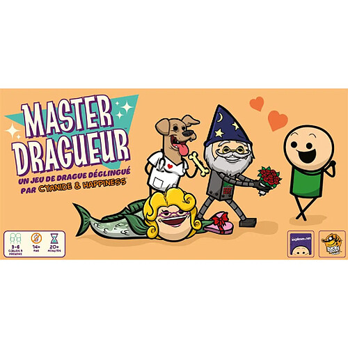 Jeu d'ambiance Lucky Duck Games Master Dragueur