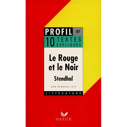 Le rouge et le noir, Stendhal · Occasion