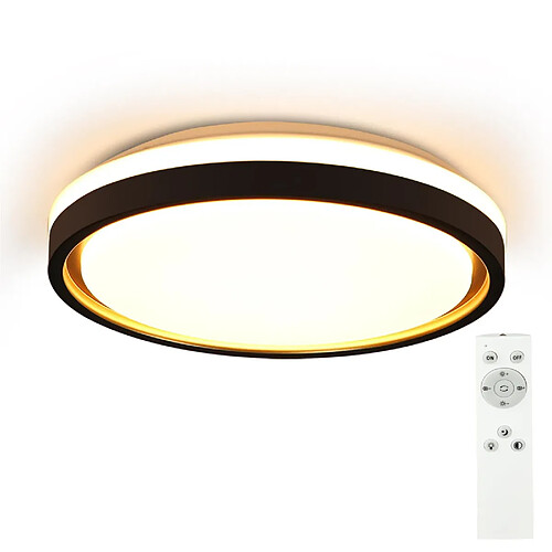 ZMH LED Ceiling Light Living Room Ø30CM Dimmable Remote Control Modern Ceiling Light Corridor