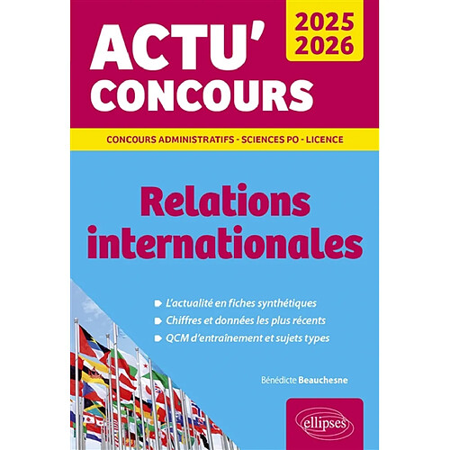 Relations internationales 2025-2026 : concours administratifs, Sciences Po, licence · Occasion