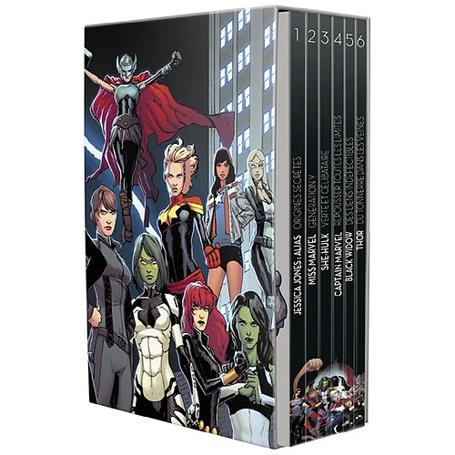 Les super-héroïnes Marvel : coffret