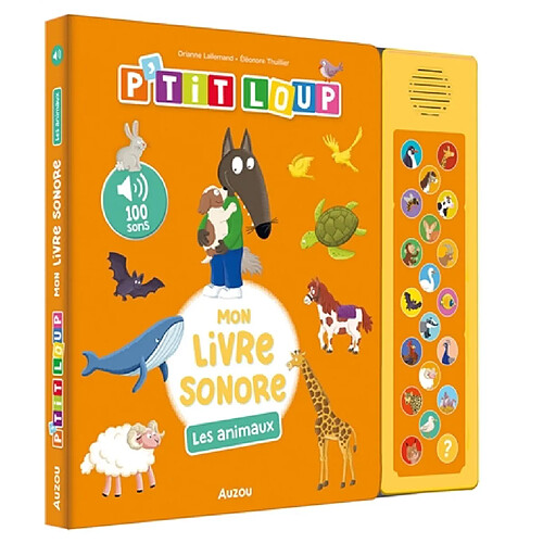 P'tit loup : mon livre sonore : les animaux · Occasion