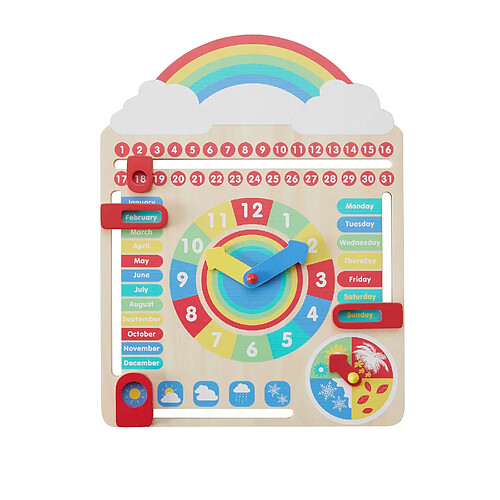 Calendrier interactif en bois Teamson Kids