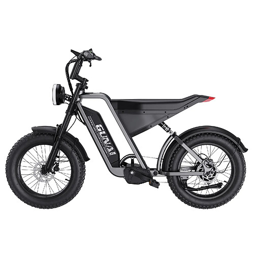 GUNAI-Y Vélo Electrique Cyclomoteur 1000 W 48 V 18 Ah 7 Vitesses Tout Suspendu