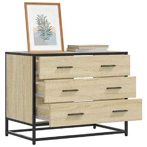 vidaXL Commode - Chêne Sonoma, 70x41x56 cm