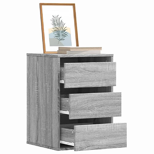 vidaXL Commode - Sonoma gris