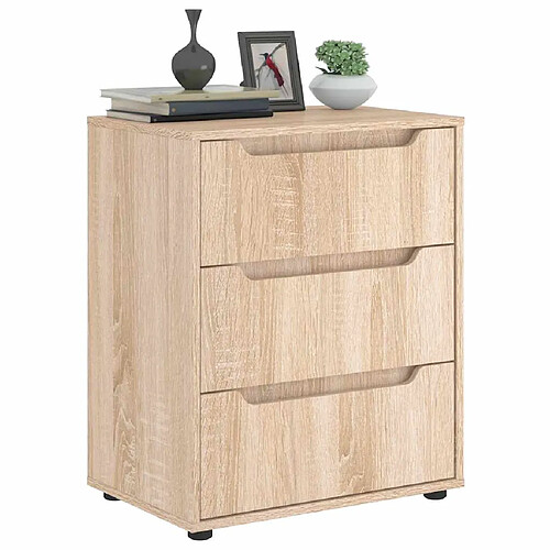 vidaXL Buffet VISNES - Chêne sonoma - 60x40x73 cm