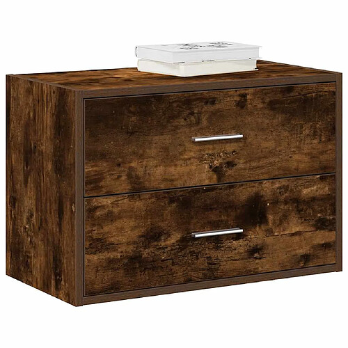 VIDAXL Armoire chêne fumé 60x31x40 cm