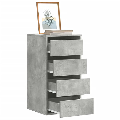 VidaXL Commode Béton