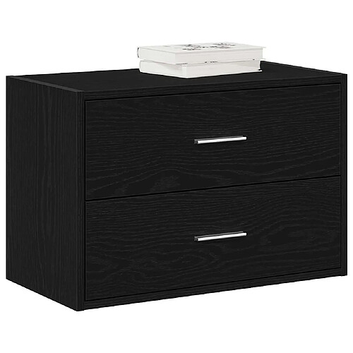 VidaXL Commode Chêne Noir