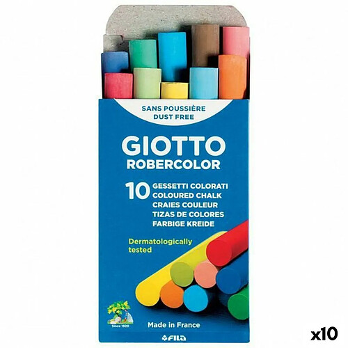 Giotto Craies Multicouleur - 10 Unités