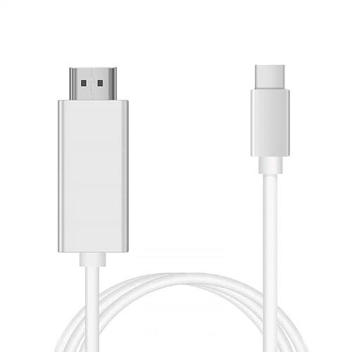 INF USB-C vers HDMI 4K - 2 mètres - Blanc