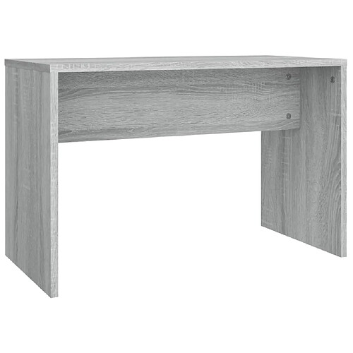 Decoshop26 Tabouret de coiffeuse - Gris