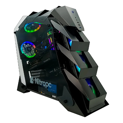 PC Gamer Nitropc Elite Silver Noir