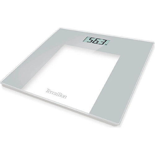 Pèse-personne électronique 150kg/100g verre/gris - BEG47010GL - Tp1000 Glass - TERRAILLON