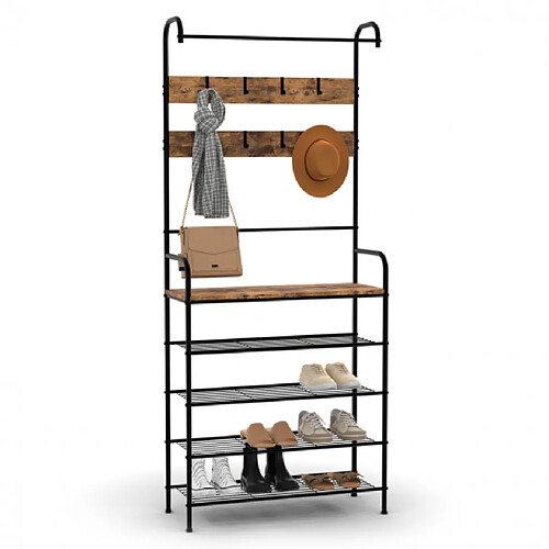 Idmarket MARKET Vestiaire Pedro 5 Etagères