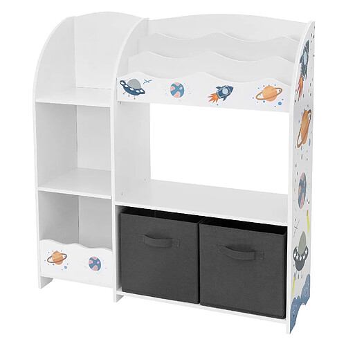 Joyz Étagère cube enfant 8 cases - Blanc
