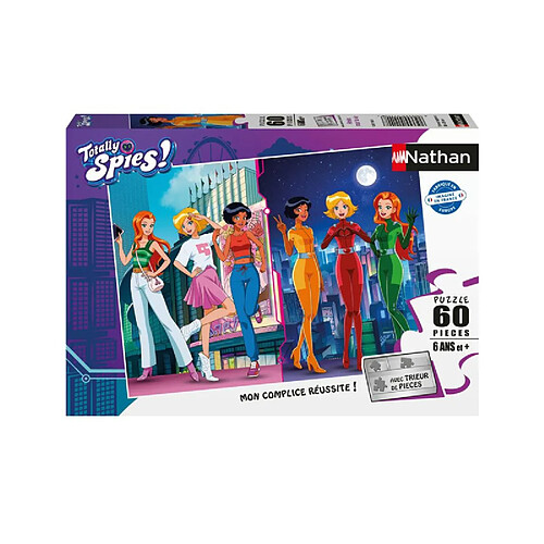 Nathan puzzle Totally Spies Amies pour la vie - 60 pièces