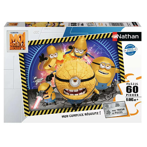 Nathan Puzzle Moi moche et méchant 4 - 60 pièces