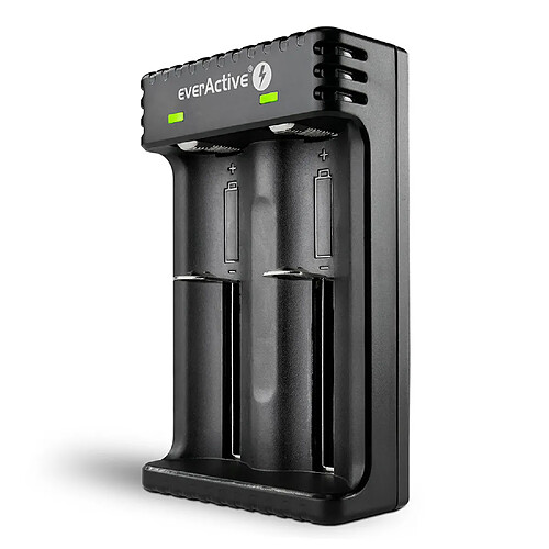 Chargeur de piles Li-ion double baie