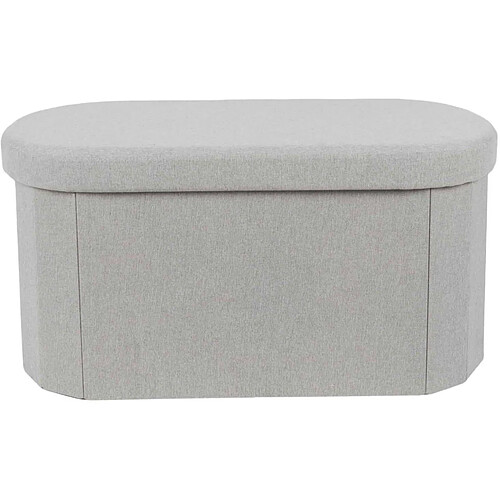 The home deco factory Pouf banc pliable - Gris