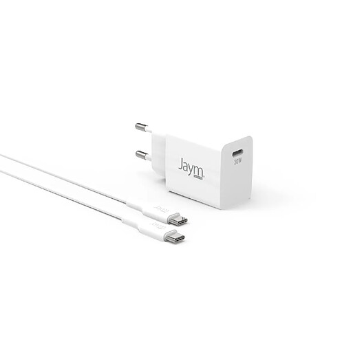Jaym Pack Chargeur Compact Rapide 30W + Câble