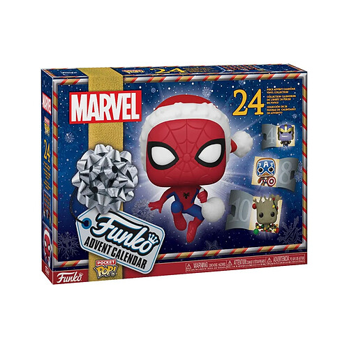 FUNKO Marvel - Calendrier de l'avent Pocket POP! Marvel Holiday