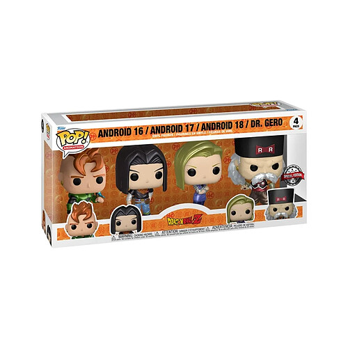Funko Figurines POP Dragon Ball Z - Pack de 4