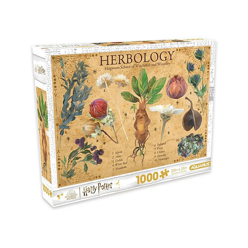 Aquarius puzzle Harry Potter Herbology - 1000 pièces