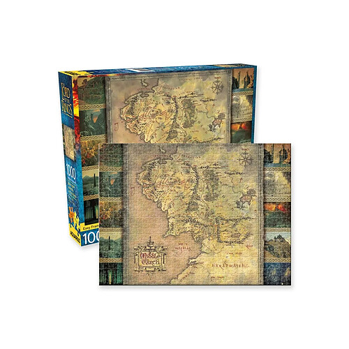 Aquarius Puzzle Le Seigneur des Anneaux Carte