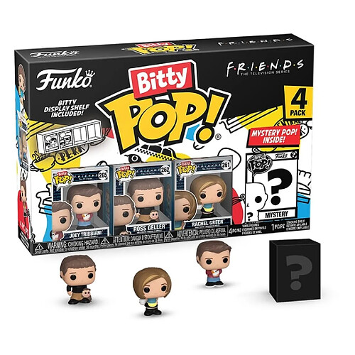 Funko figurines Bitty Pop Friends Joey - Pack de 4