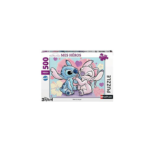 Nathan puzzle Disney Stitch & Angel - 500 pièces