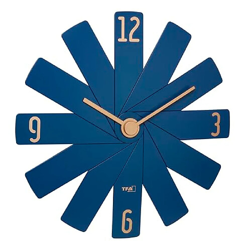 Tfa dostmann horloge murale - Bleu