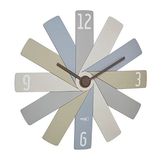 Tfa dostmann horloge murale analogique - Vert