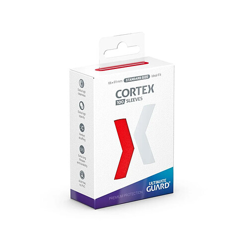 Ultimate Guard Cortex Sleeves Rouge