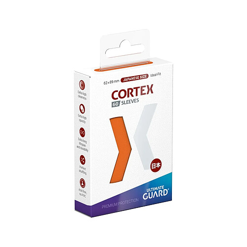 Ultimate Guard Cortex Sleeves Japanese Size Orange