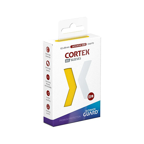 Ultimate guard Pack 60 pochettes Cortex - Jaune