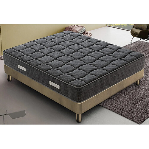Materassi&Doghe Matelas 150x190 cm à Mémoire de Forme BLACK MOON